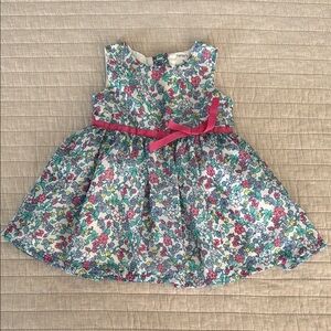 Carter's Pink and Green Tiered A-Line Sundress